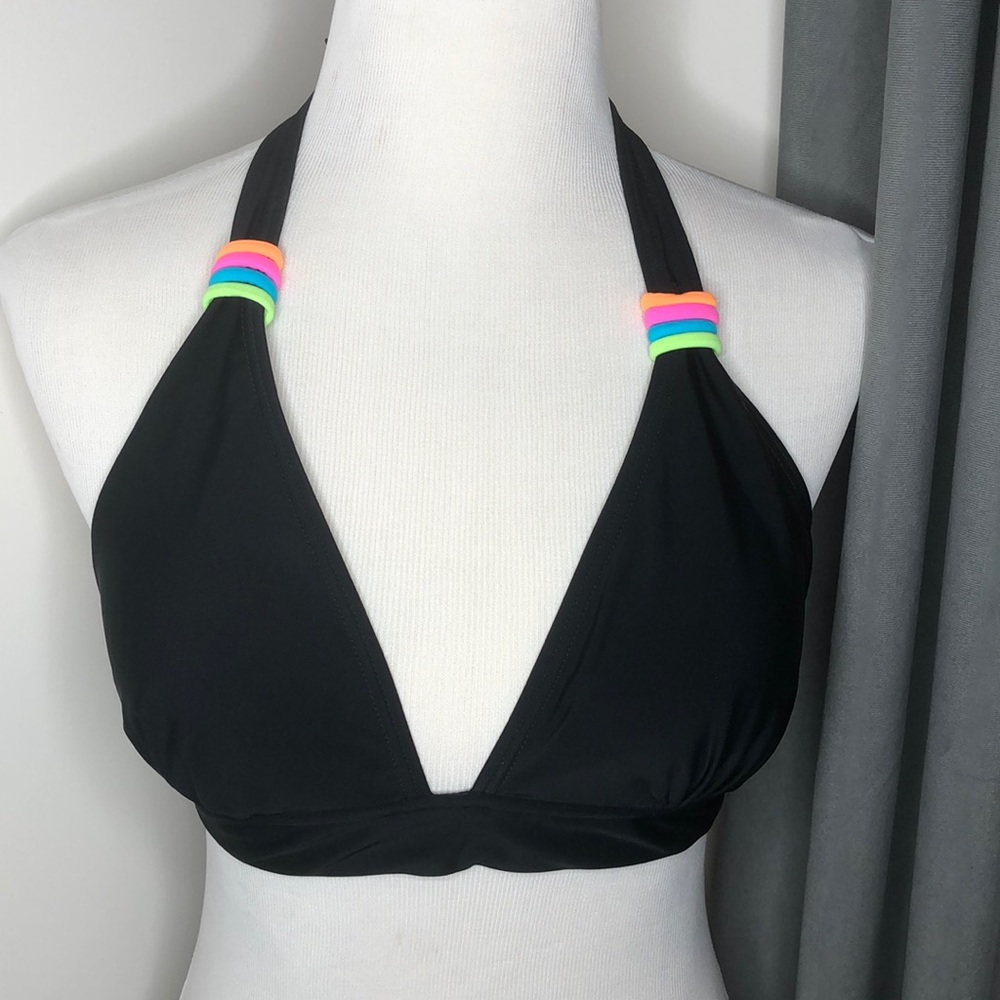 Like New Body Glove Smoothies swimwear bikini top wire free back and neck tie